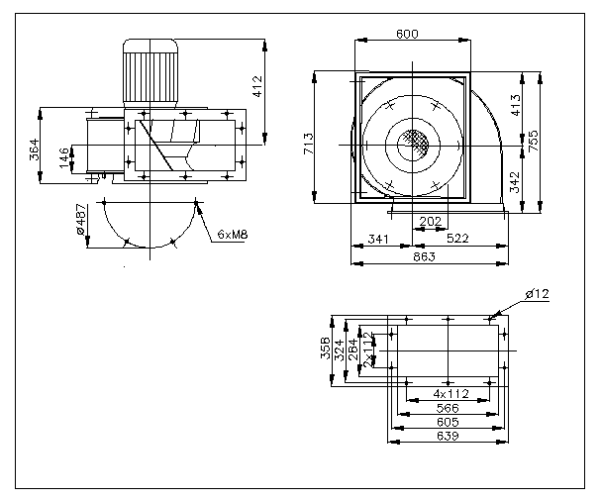 Centrifugal fan REM 11-0450-43-13