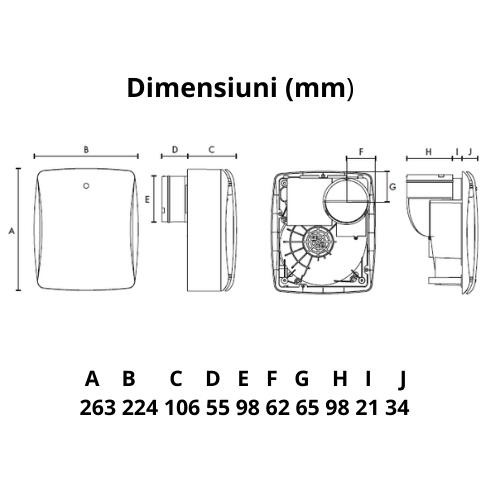 Centrifugal fan SOLO PLUS HT