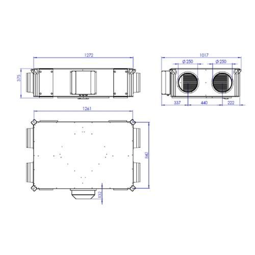 Air Heat Recovery Unit CHR 1000