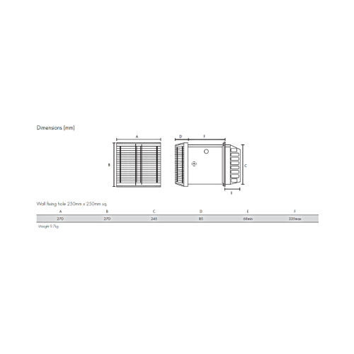 Recuperator de caldura - HR 200 WK