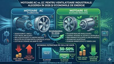 EC vs. AC Motors for Industrial Fans: What to Choose in 2025 and How Much You Save