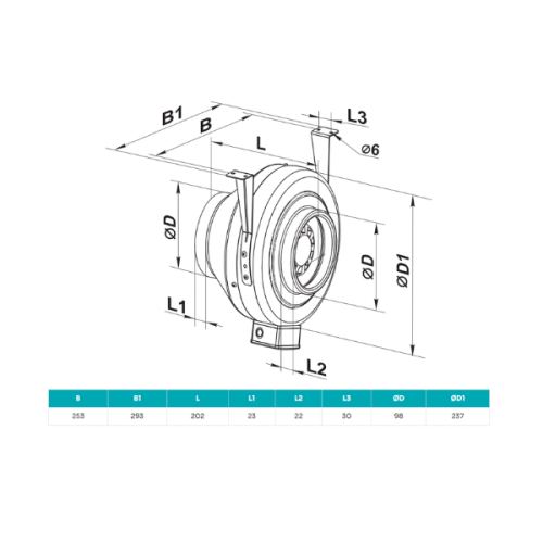 Centrifugal in line - BT3 100